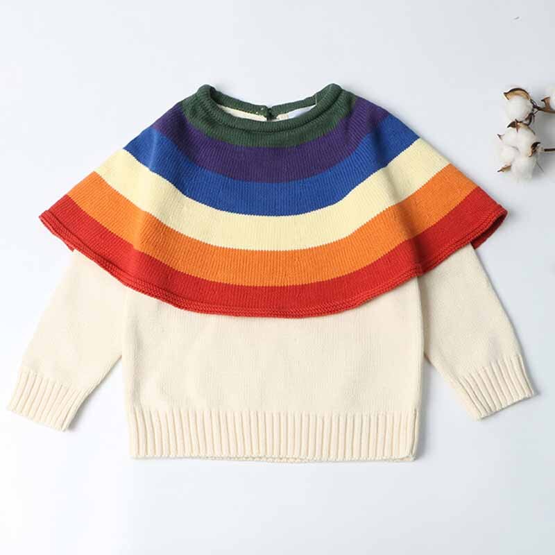 Children's Sweater Cartoon Bear Girls And Boys Kint Sweaters Autumn Winter Baby Warm Wool Tops for Kids Clothes pullover Sweater