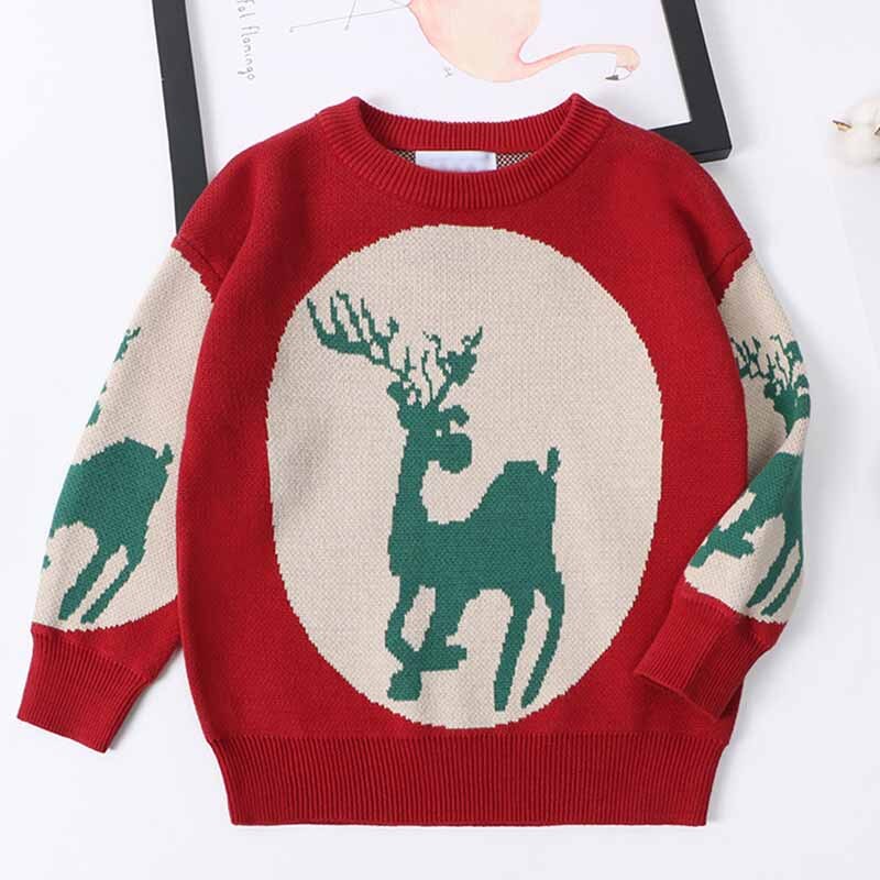 Children's Sweater Cartoon Bear Girls And Boys Kint Sweaters Autumn Winter Baby Warm Wool Tops for Kids Clothes pullover Sweater