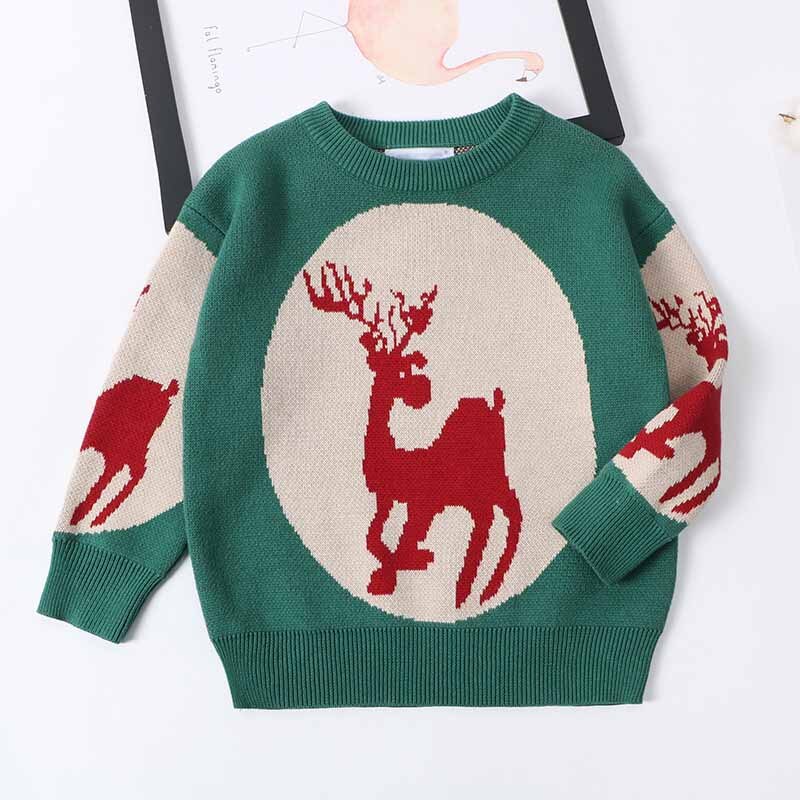 Children's Sweater Cartoon Bear Girls And Boys Kint Sweaters Autumn Winter Baby Warm Wool Tops for Kids Clothes pullover Sweater