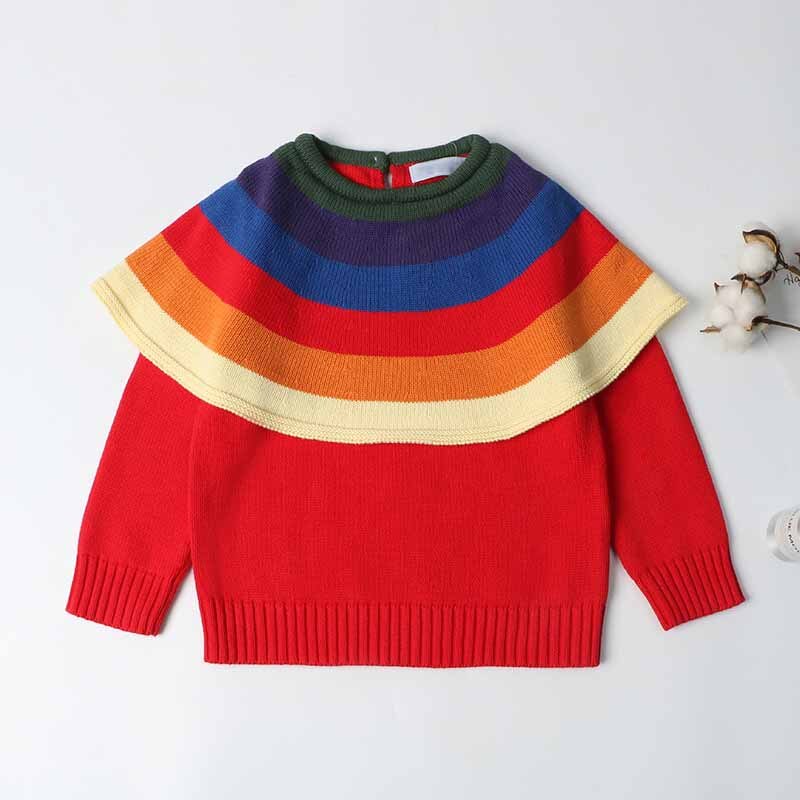 Children's Sweater Cartoon Bear Girls And Boys Kint Sweaters Autumn Winter Baby Warm Wool Tops for Kids Clothes pullover Sweater