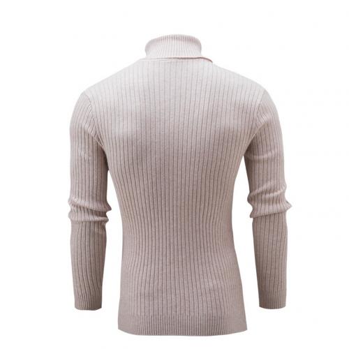 Fashion Men Turtleneck Solid Color Long Sleeve Knitted Sweater Pullover Top Sweater Men 2020 Winter Clothes Sweater For Men mens