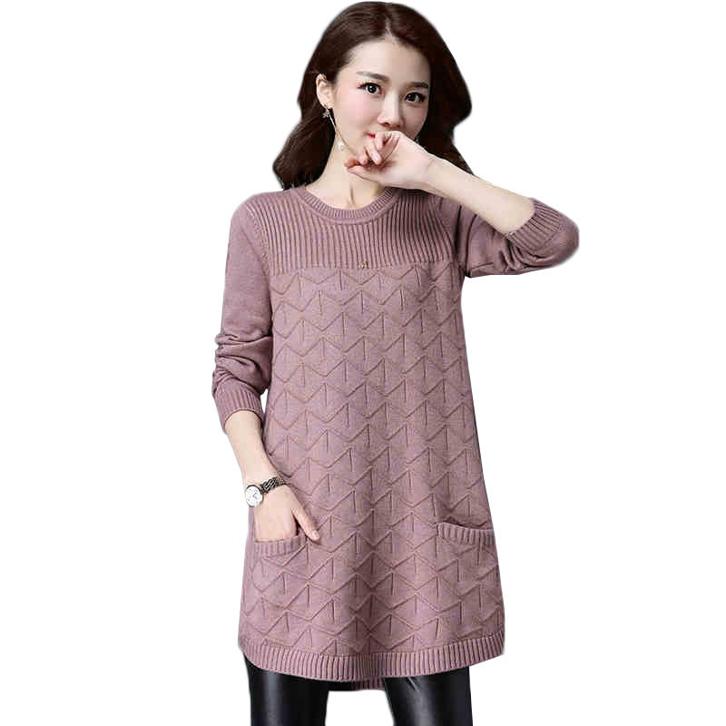 Loose Sweaters Women 2020 Spring Autumn Bottoming Shirt Pullover Sweaters Winter Plus Size 4XL Knit Female Tops Outerwear J85