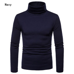 New Men's Winter Warm Cotton High Neck Pullover Jumper Sweater Tops Mens Turtleneck Fashion