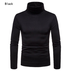 New Men's Winter Warm Cotton High Neck Pullover Jumper Sweater Tops Mens Turtleneck Fashion