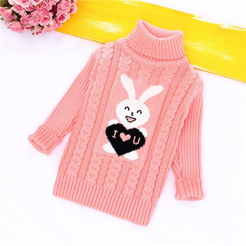 Toddler clothes Baby Kids Warm Sweater Children Knitted Pullovers Winter Autumn Loose Top Girls Boys Solid baby winter clothes