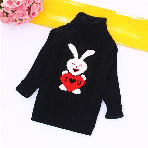 Toddler clothes Baby Kids Warm Sweater Children Knitted Pullovers Winter Autumn Loose Top Girls Boys Solid baby winter clothes