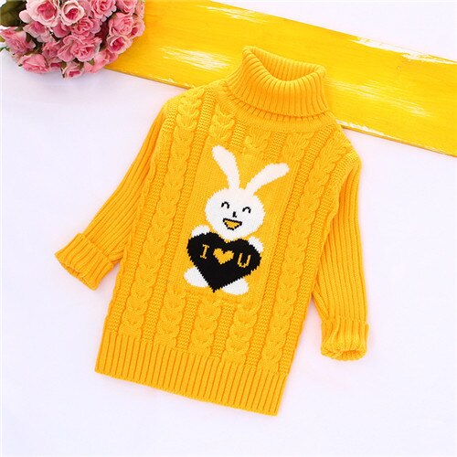 Toddler clothes Baby Kids Warm Sweater Children Knitted Pullovers Winter Autumn Loose Top Girls Boys Solid baby winter clothes