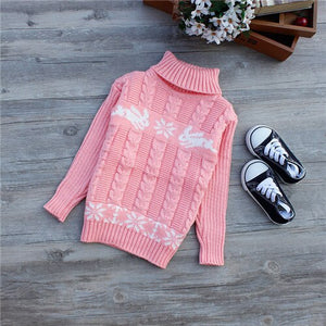 Toddler clothes Baby Kids Warm Sweater Children Knitted Pullovers Winter Autumn Loose Top Girls Boys Solid baby winter clothes